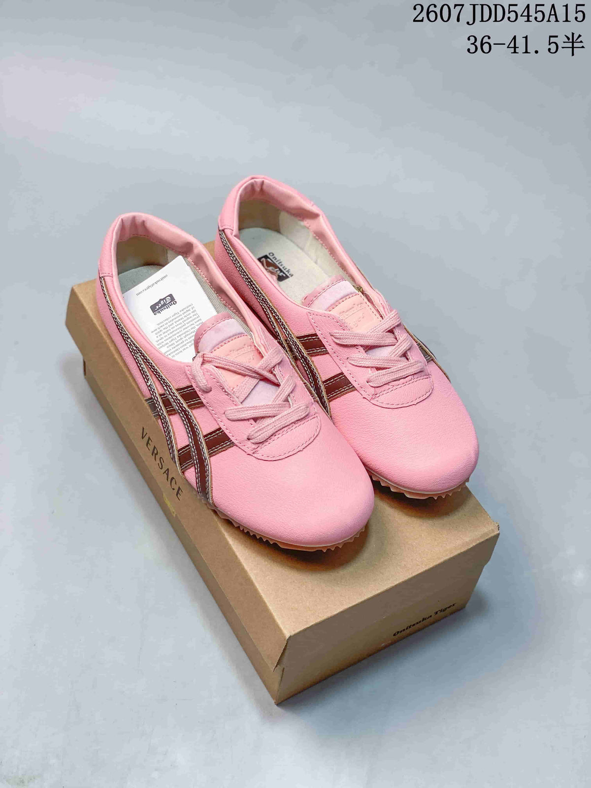 Versace x Onitsuka Tiger Tai-Chi Sakura Sneakers in Pink - product image from the listing.