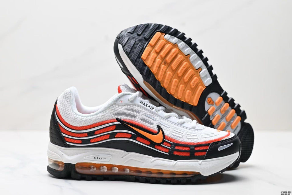 Nike Air Max 2021 Sneakers in White Orange Black - product image from the listing.