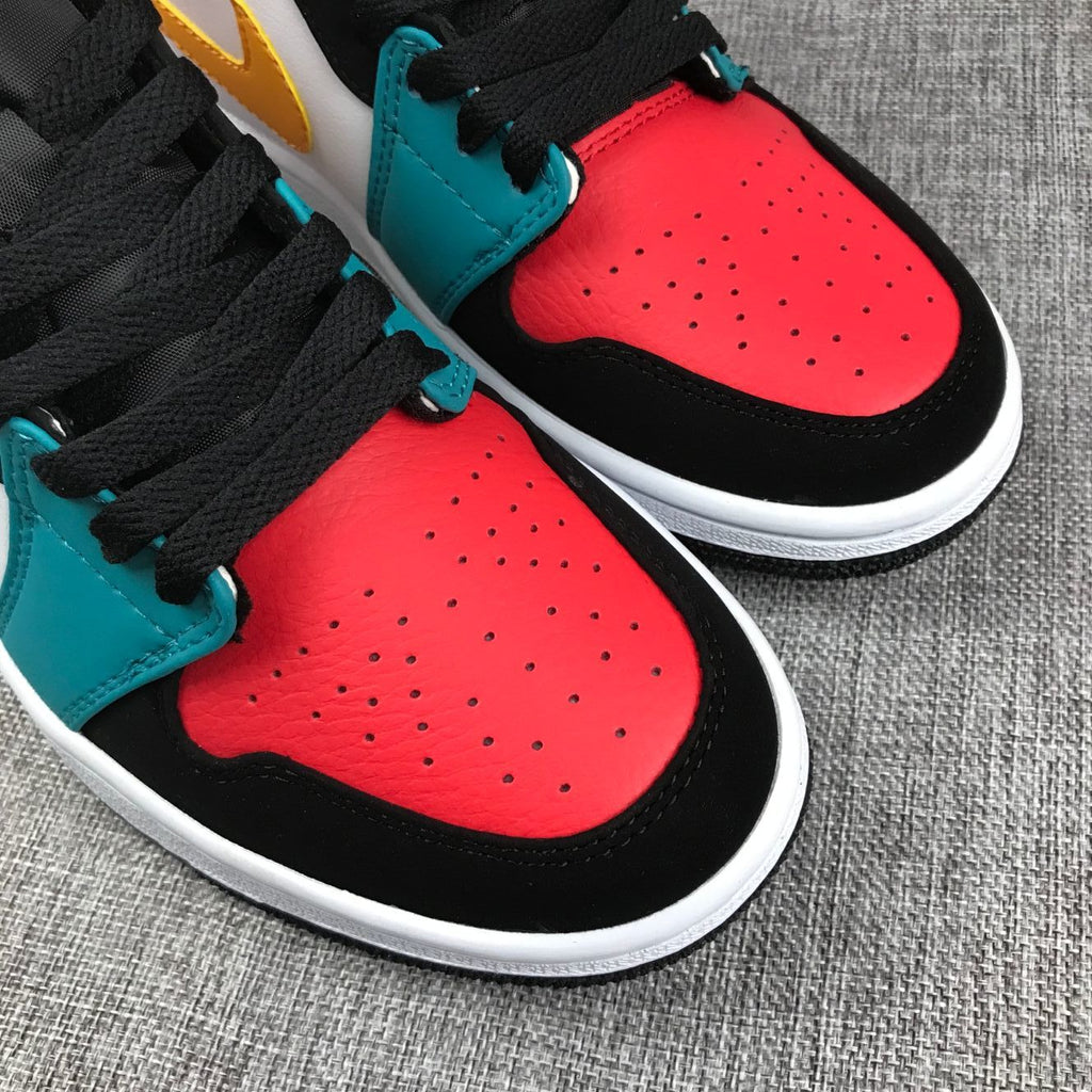 Jordan 1 Mid High-Top Sneakers in Multicolor - product image from the listing.