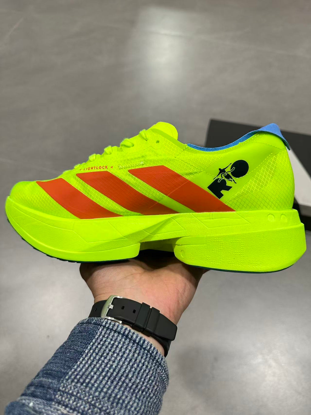 Nike Lightstrike Pro JQ1571 Running Shoes, in Volt Orange - product image from the listing.
