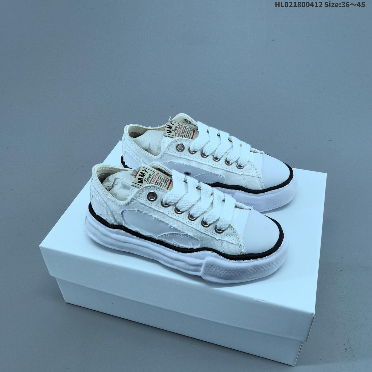 Maison MIHARA YASUHIRO Blakey Low Sneakers, in White - product image from the listing.