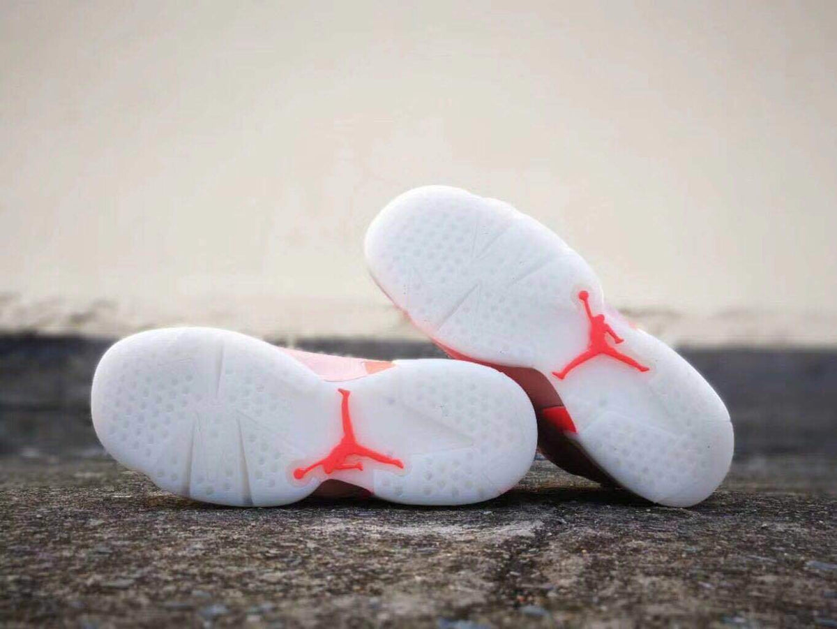 Air Jordan 6 Pink High-Top Sneakers - product image from the listing.