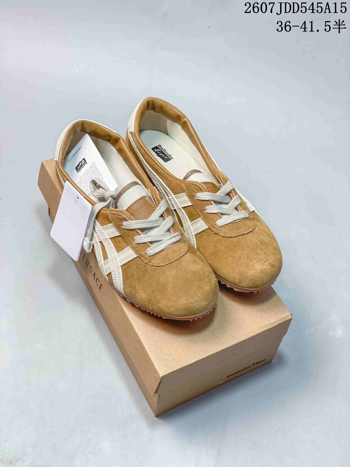 Versace x Onitsuka Tiger Tai-Chi Sakura Sneakers in Suede - product image from the listing.