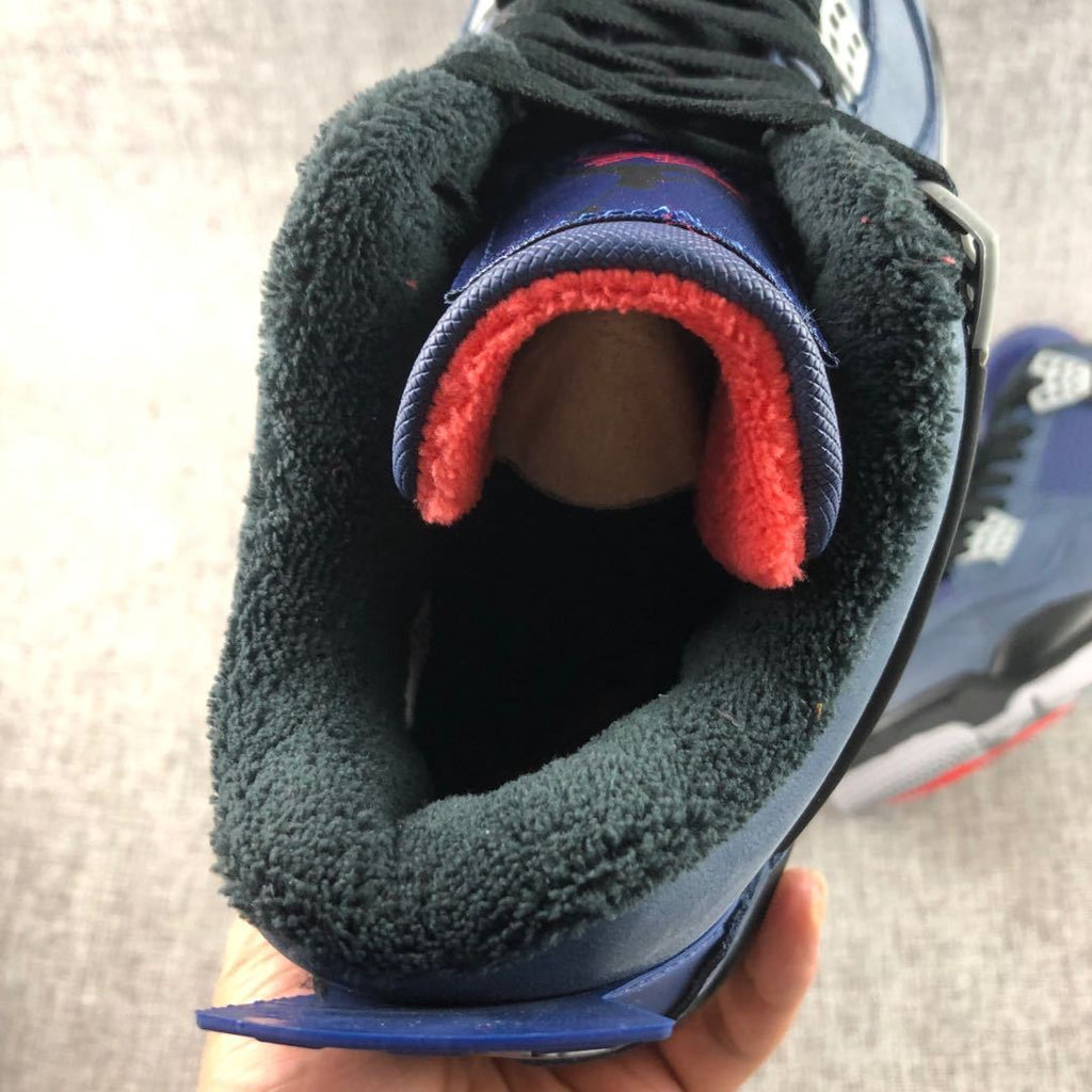 Air Jordan 4 Little Eminem Navy Sneakers - product image from the listing.