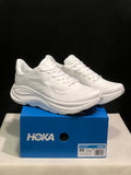 HOKA Clifton 10 Running Shoes in White - product image from the listing.