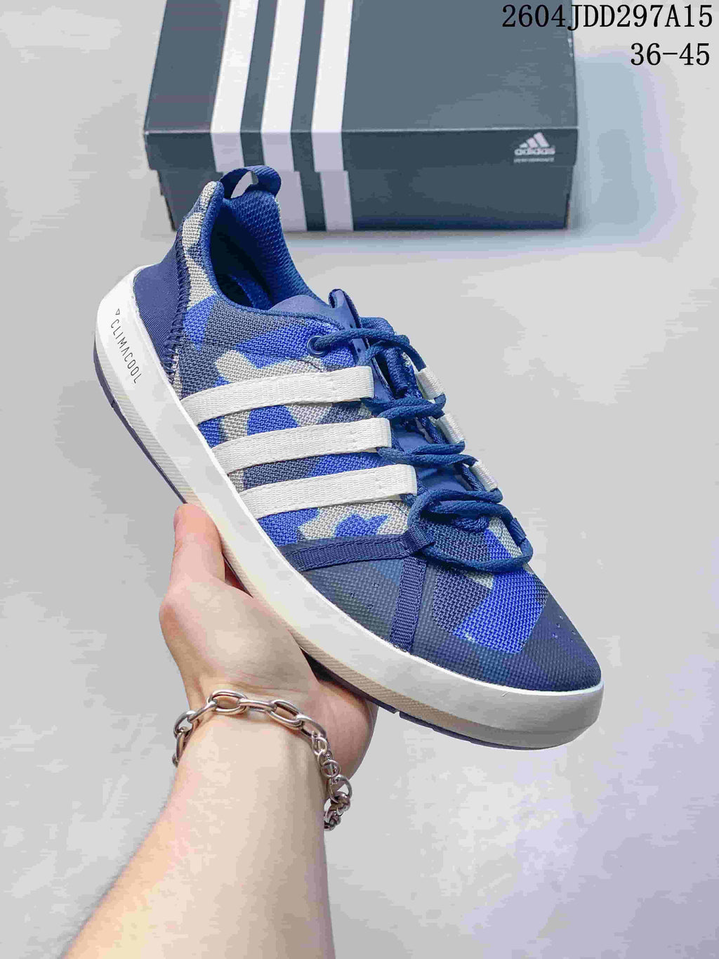 adidas Terrex CC Boat Blue White Water Footwear 2604JDD297A15 - product image from the listing.
