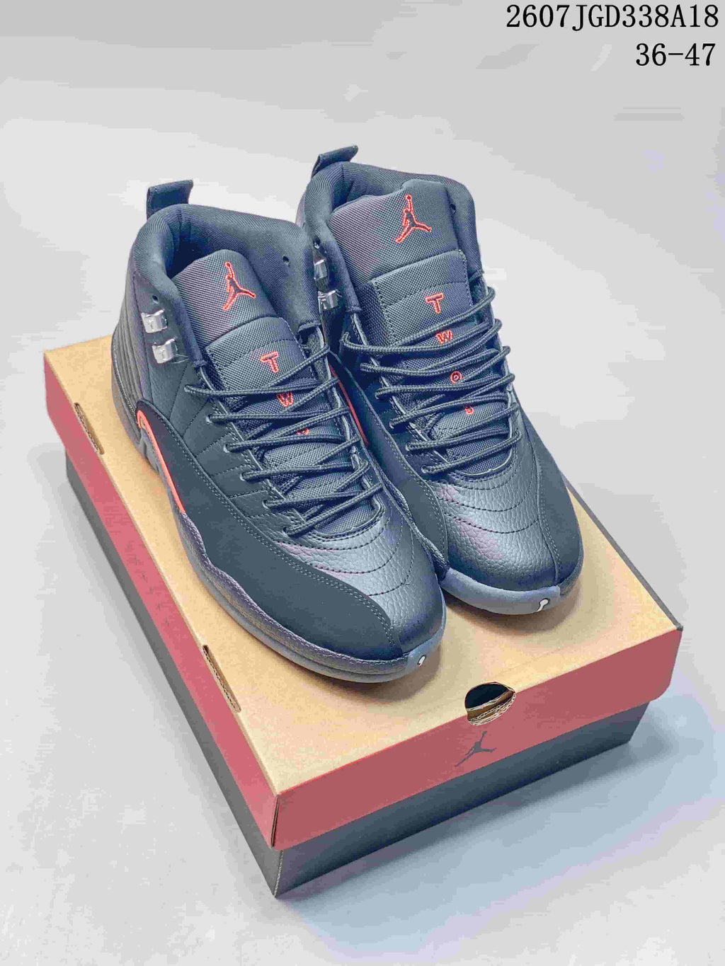 Nike Air Jordan 12 Retro High-Cut Sneakers FZ5026-100 - product image from the listing.