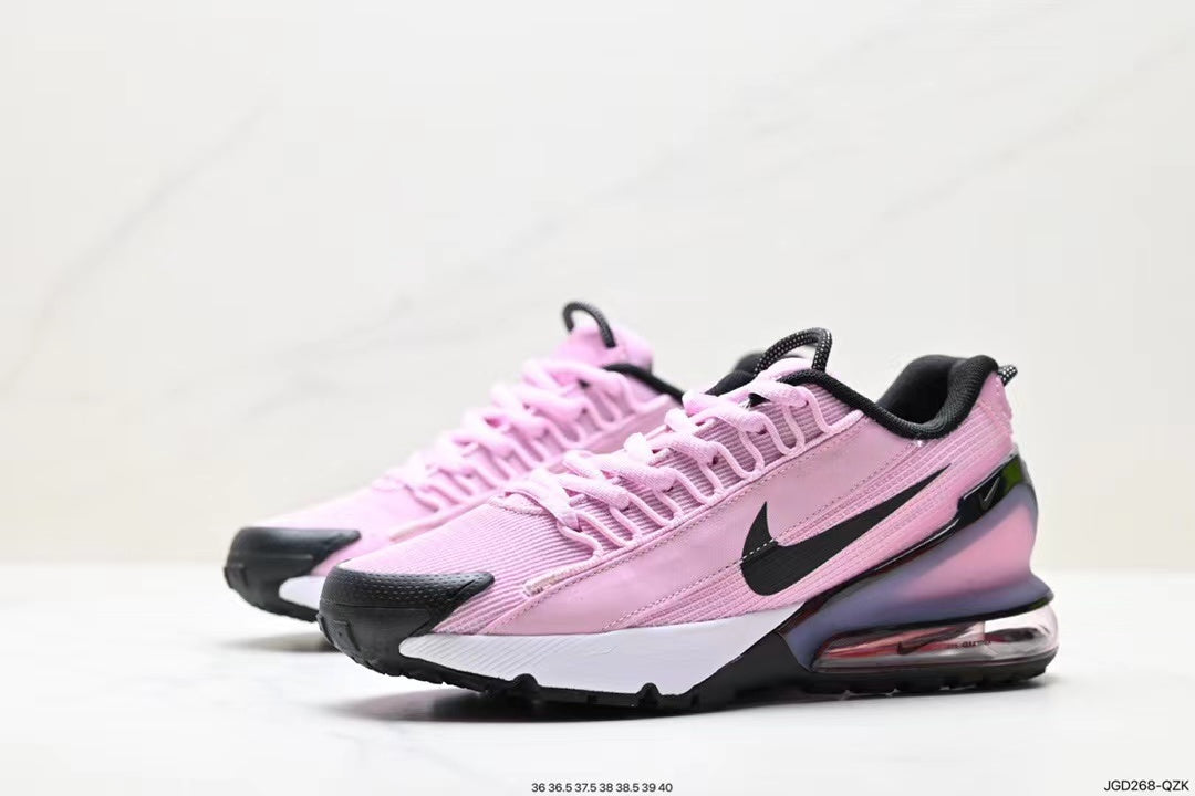 Nike Air Max 720 Sneakers in Black and Pink - product image from the listing.