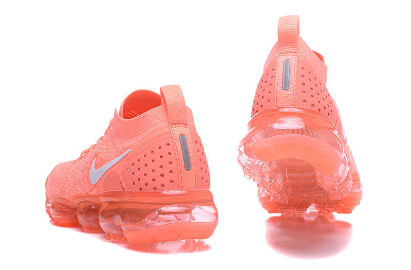 Nike Air VaporMax Flyknit 2 Sneakers in Orange 942843-800 - product image from the listing.