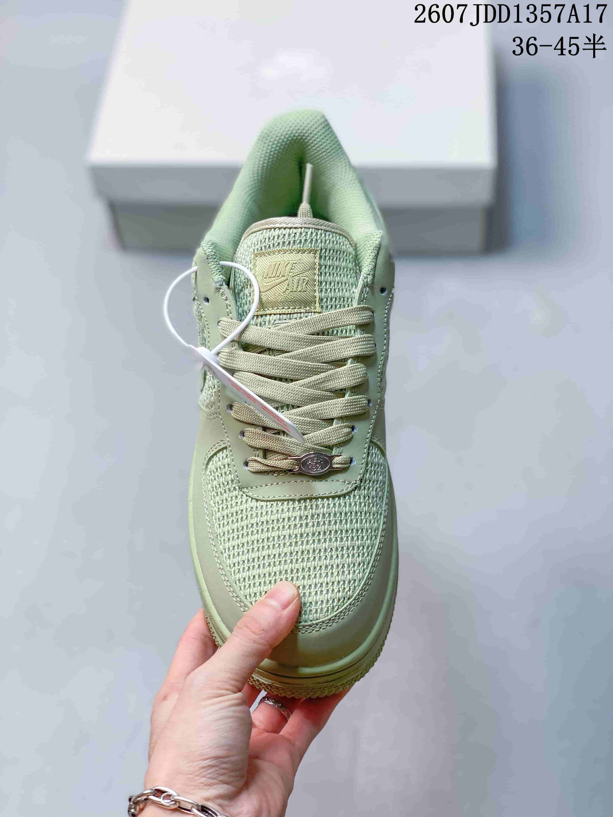 Nike Air Force 1 '07 Low Sneakers in Green - product image from the listing.
