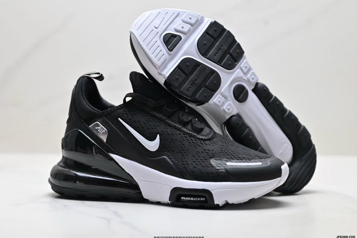 Nike Air Max 270 Sneakers in Black and White - product image from the listing.