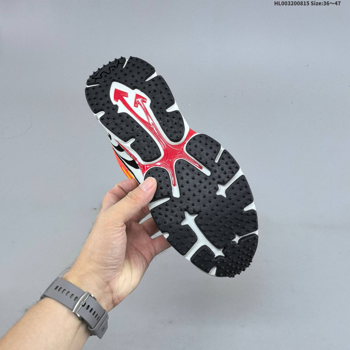 Black and Orange Off-White Be Right Back Low-Top Sneakers - product image from the listing.