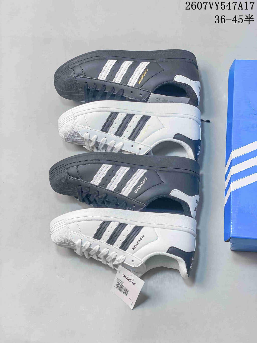 adidas Superstar Sneakers White or in Black 2607VY547A17 - product image from the listing.
