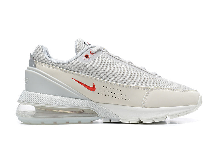 Nike Air Max Dia Sneakers in Light Grey and Red - product image from the listing.