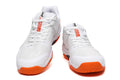 ASICS GEL-RESOLUTION X White Orange Tennis Footwear - product image from the listing.
