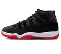 Air Jordan 11 Retro Black Red Basketball Sneakers - product image from the listing.