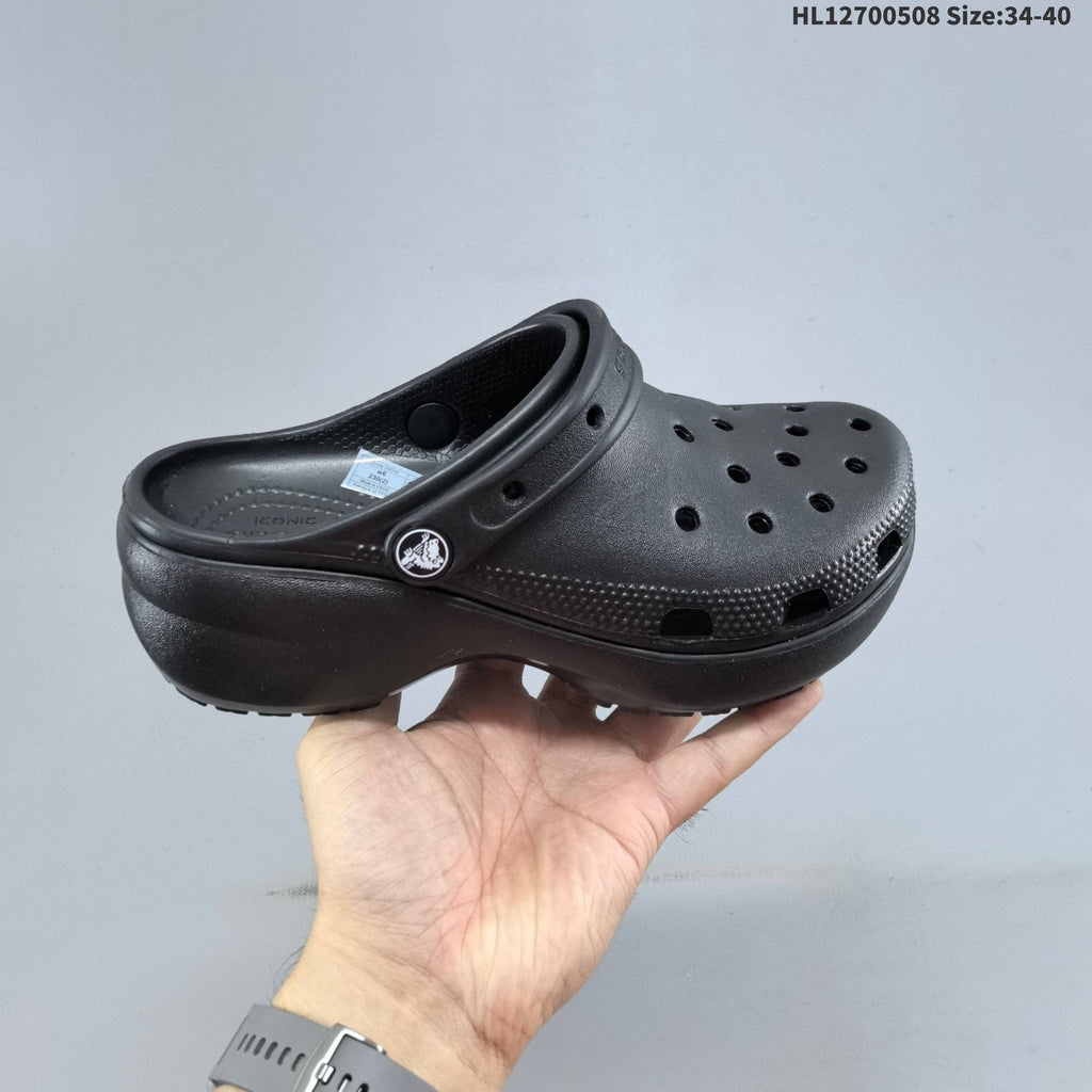 Classic Platform Clog with Ventilation Holes by Crocs - product image from the listing.