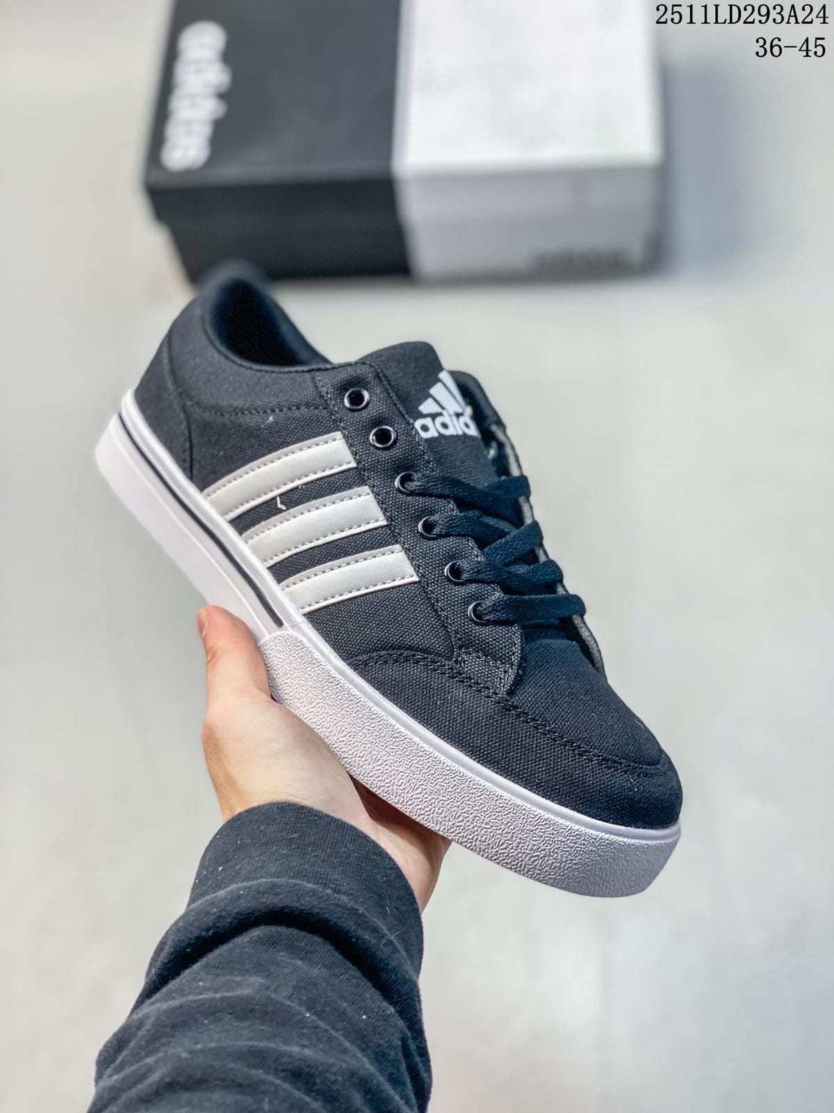 adidas GVP Canvas STR Sneakers in Black White B23999 - product image from the listing.