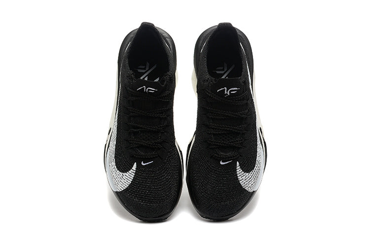 Nike Air Zoom Alphafly Next% Running Shoes in Black White - product image from the listing.