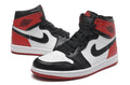 Jordan 1 High Sneakers in Black, in White and Red - product image from the listing.