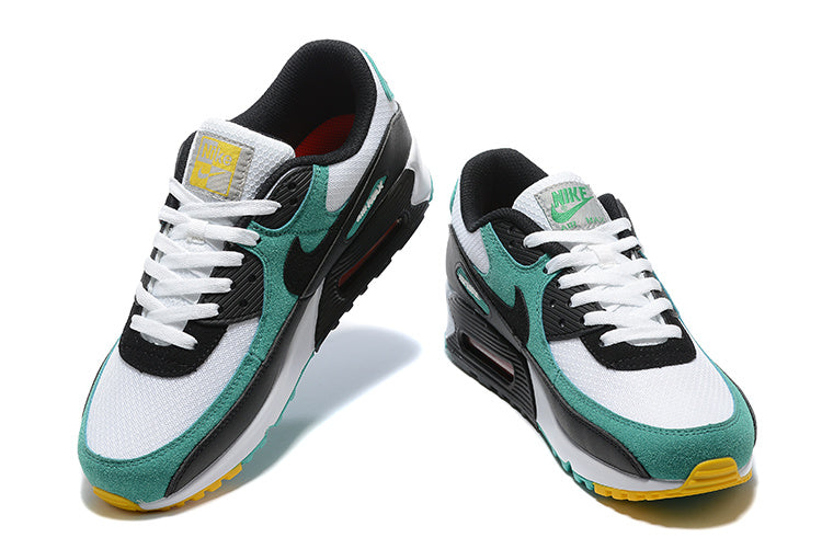 Nike Air Max 90 Sneakers in White Teal Black - product image from the listing.