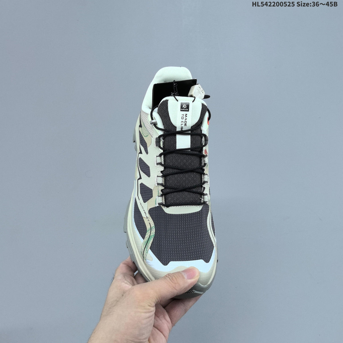 Kailas FUGA DU BOA Trail Running Shoes, in Beige and Black - product image from the listing.