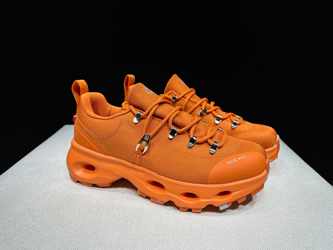 On x Loewe Cloudsurfer Orange Trail Trainers - product image from the listing.