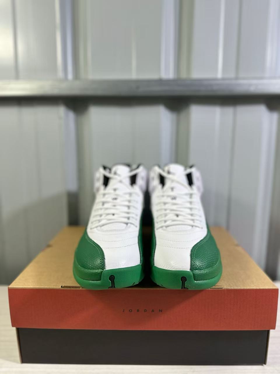 Air Jordan 12 Retro White Green CT8013-103 - product image from the listing.