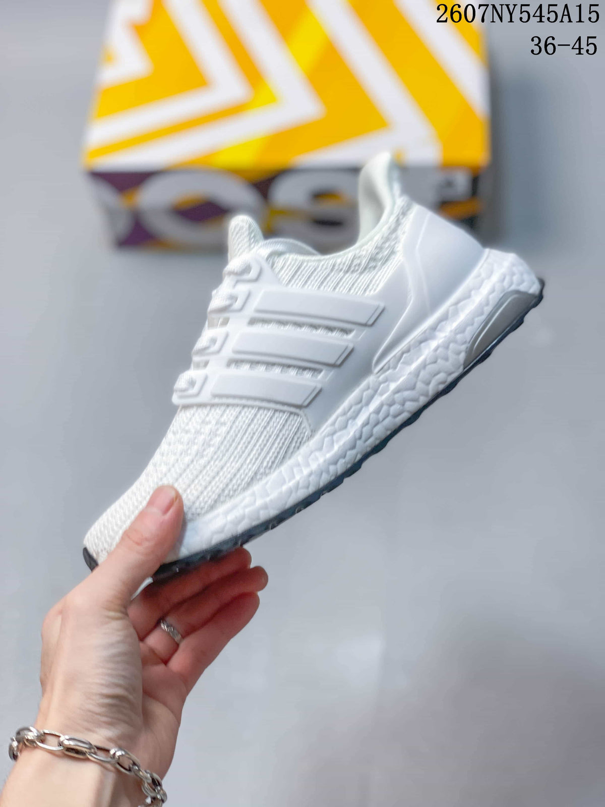 Adidas Ultraboost Running Sneakers in Light White 2607NY545A15 - product image from the listing.