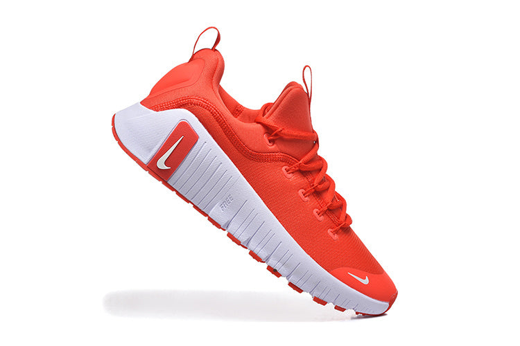 Nike Free Metcon 5 Sneakers in Red and White - product image from the listing.