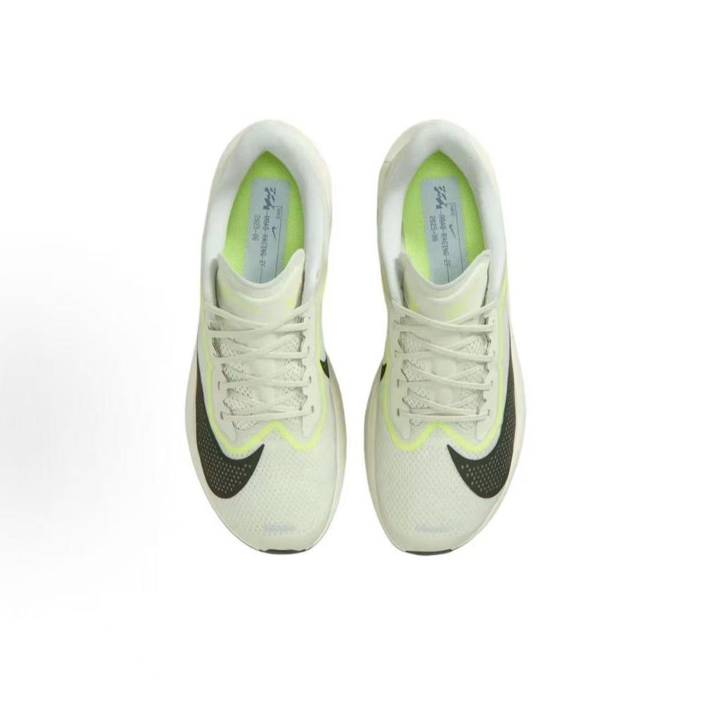 Nike ZoomX Running Shoes, Seaweed in Green and Volt - product image from the listing.