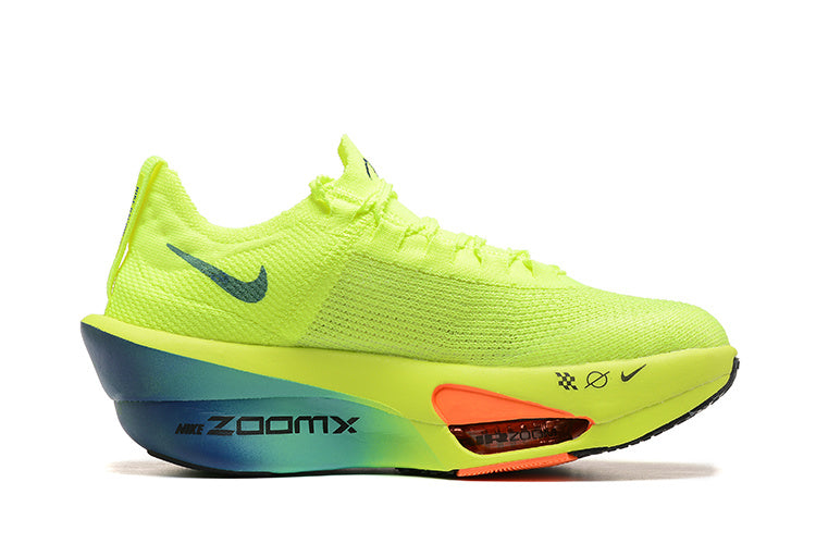 Volt Green Nike Alphafly 3 Running Shoes - product image from the listing.