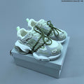 Green and White GGCC Low-Top Chunky Sneakers - product image from the listing.