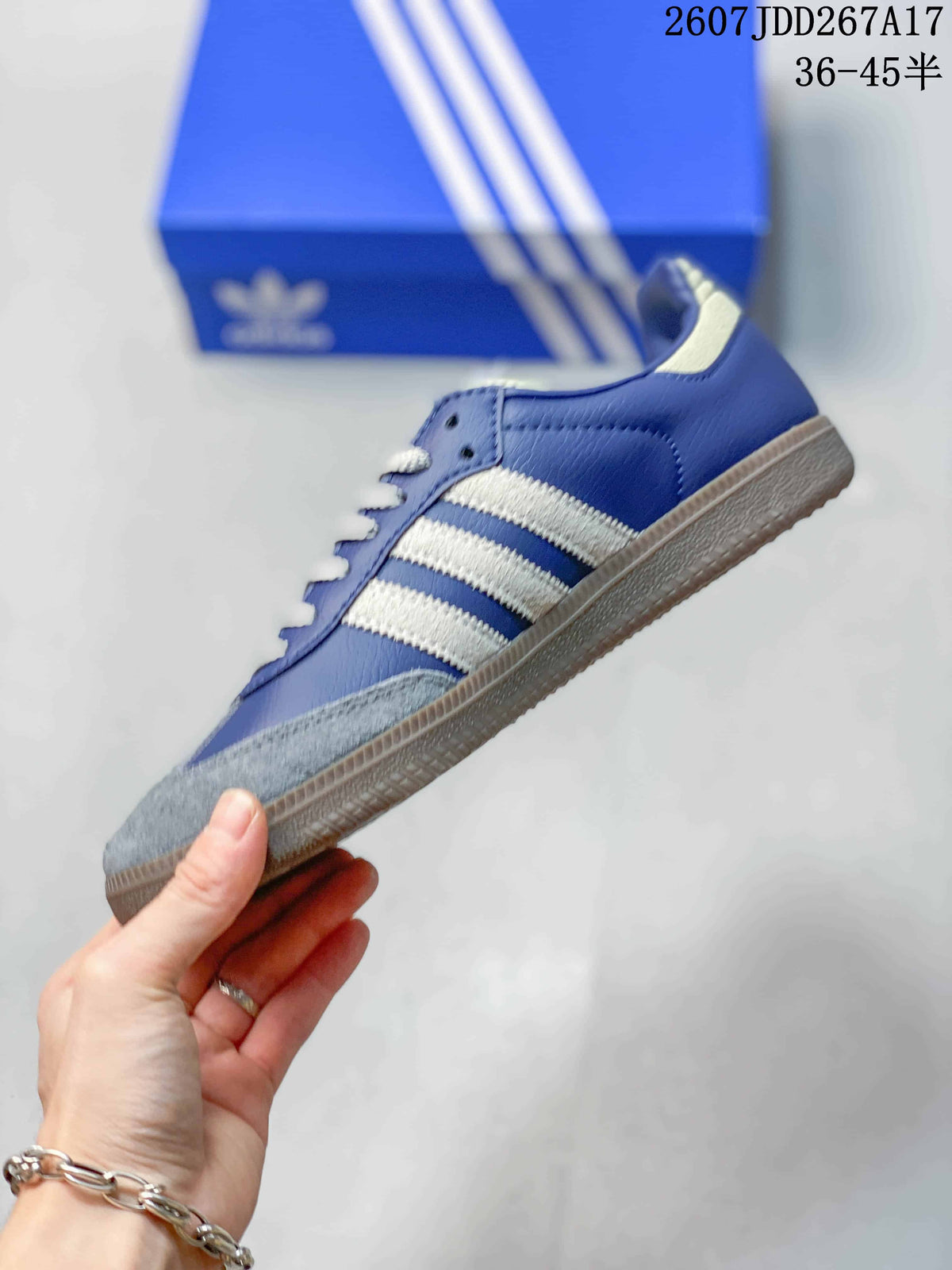 adidas Samba Sneakers in Blue White Gray JDD267A17 - product image from the listing.