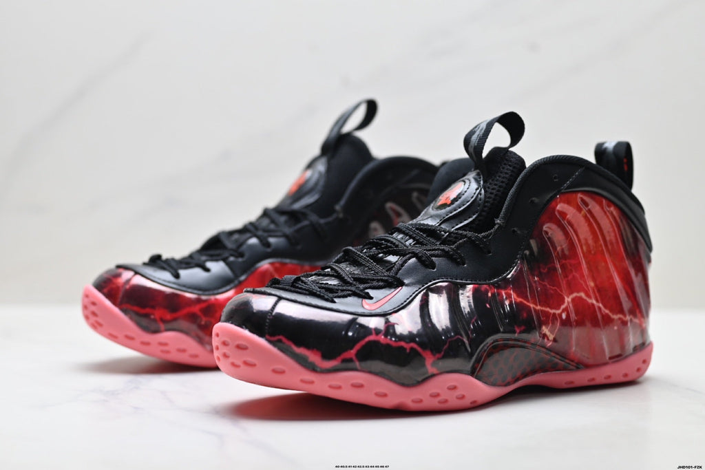 Nike Air Foamposite One Penny Hardaway Sneakers in Black Red - product image from the listing.