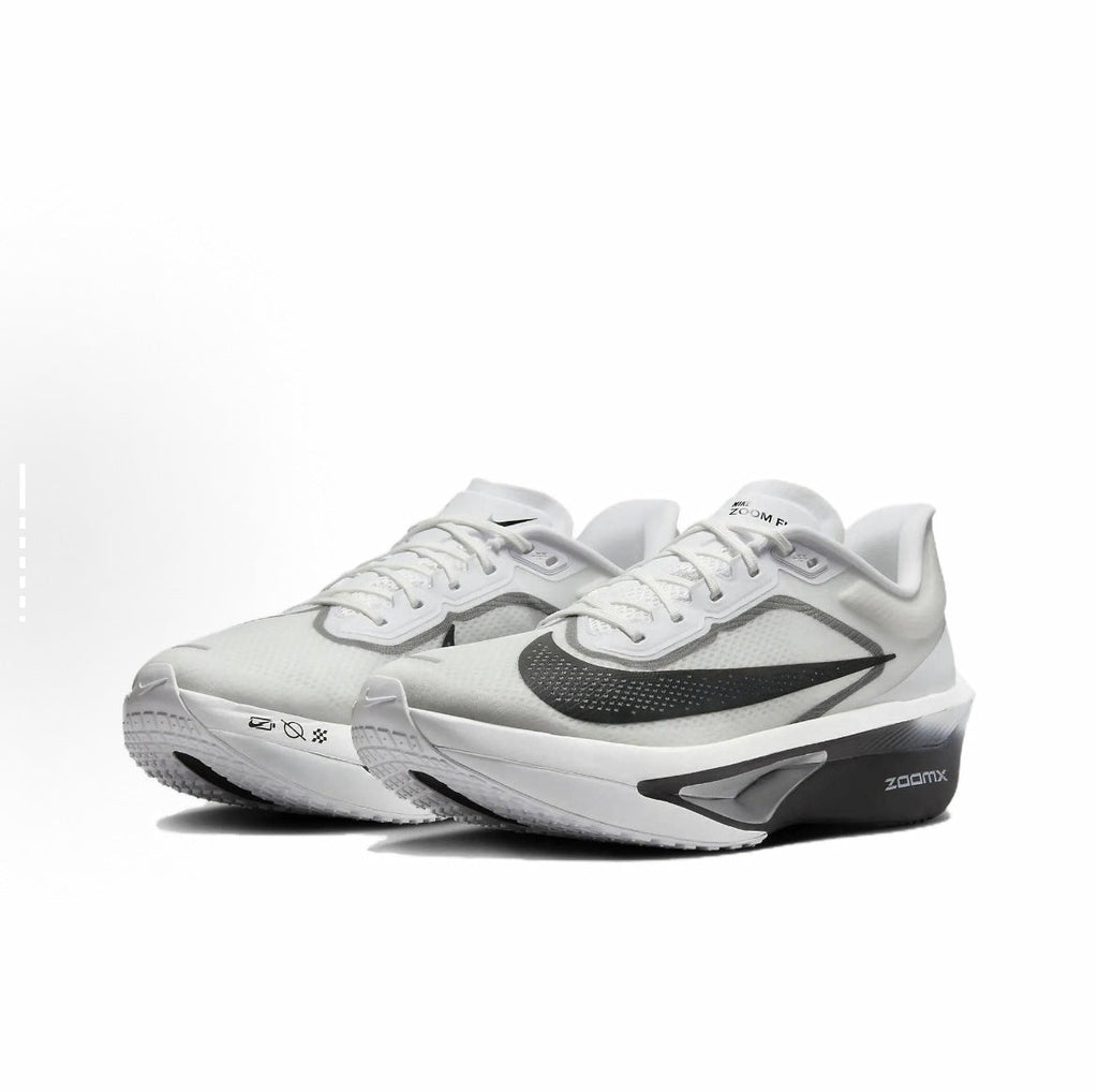 Nike Zoom Fly 6 Running Shoes in White Grey Black FN8454-100 - product image from the listing.