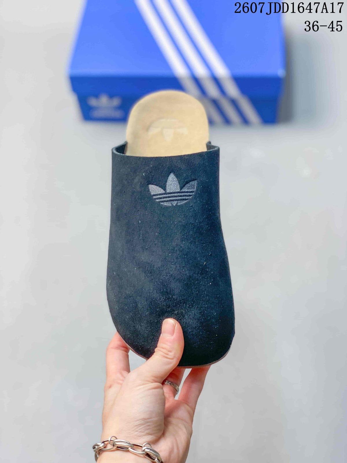 adidas Adimule Slide Sandals in Black JQ4367 - product image from the listing.