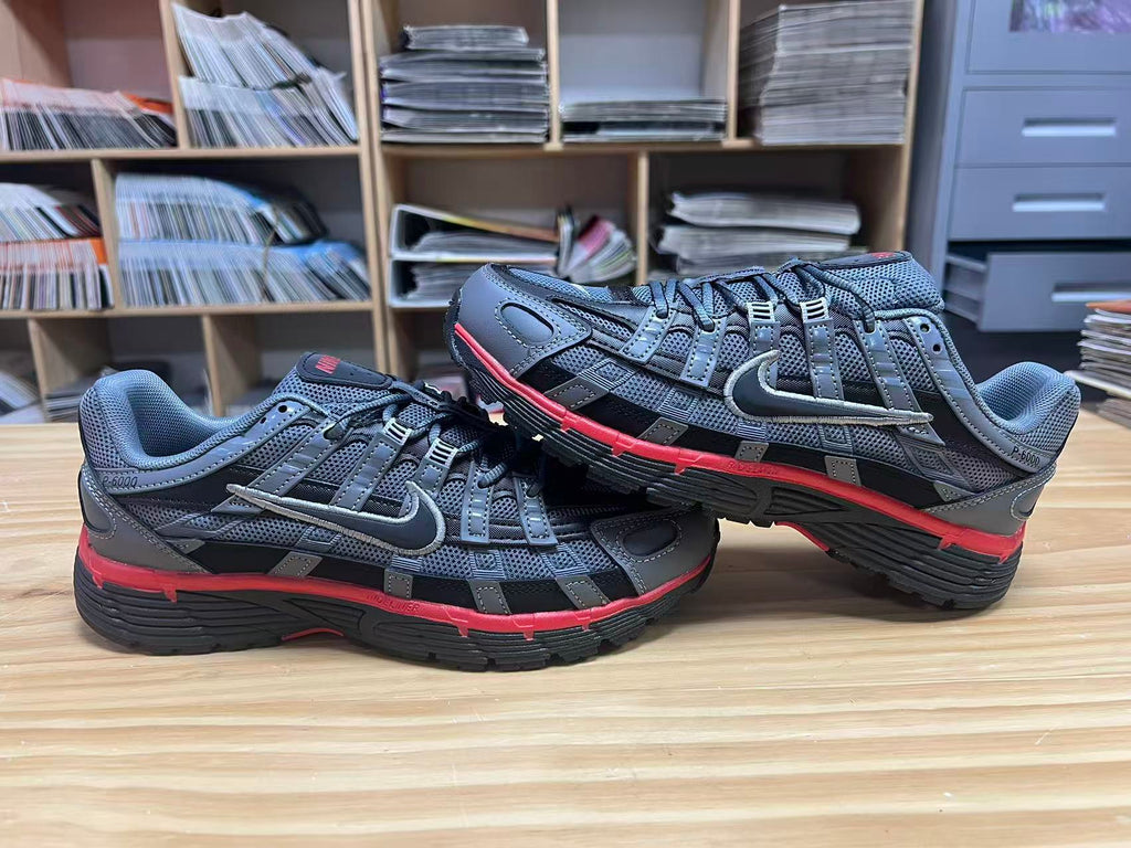 Nike P-6000 Sneakers in Blue Gray Red IF6199-001 - product image from the listing.