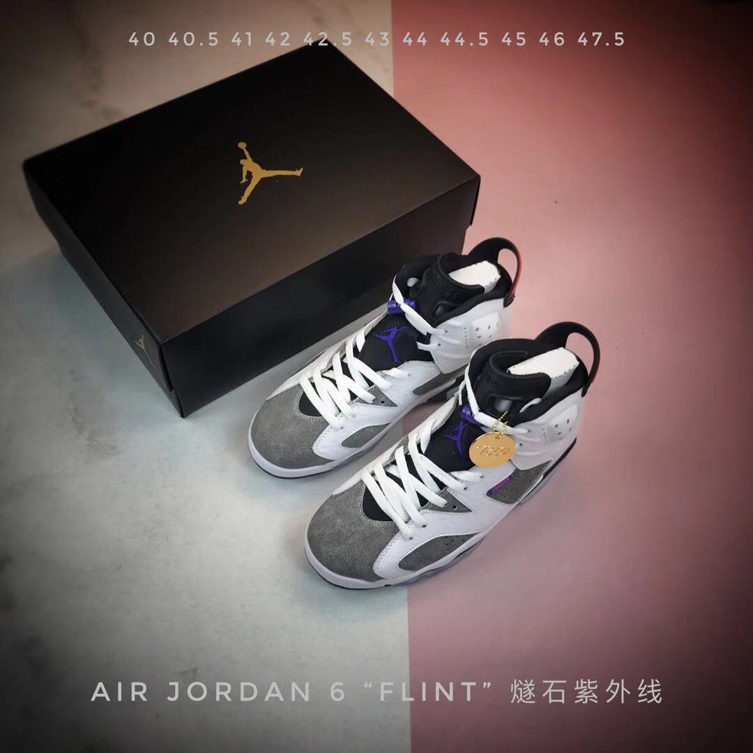 Air Jordan 6 Flint High-Top Sneakers - product image from the listing.