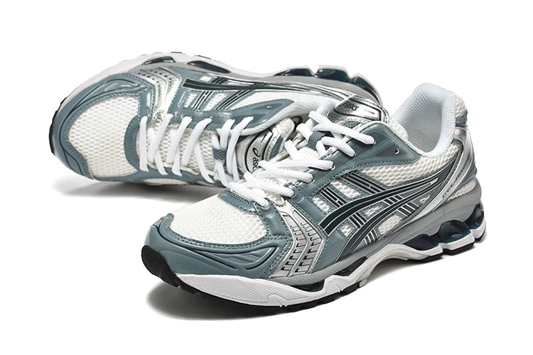 ASICS Gel-Kayano 14 Trainers in Silver Sage - product image from the listing.