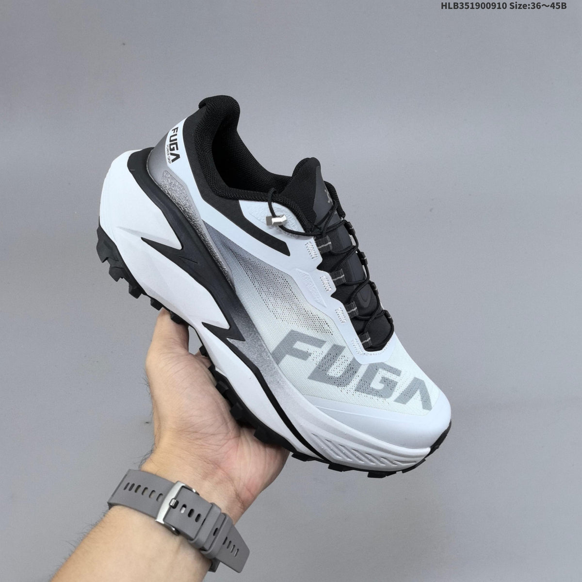 KAILAS FUGA YAO 3 SUV Trail Running Shoes, in White Black - product image from the listing.