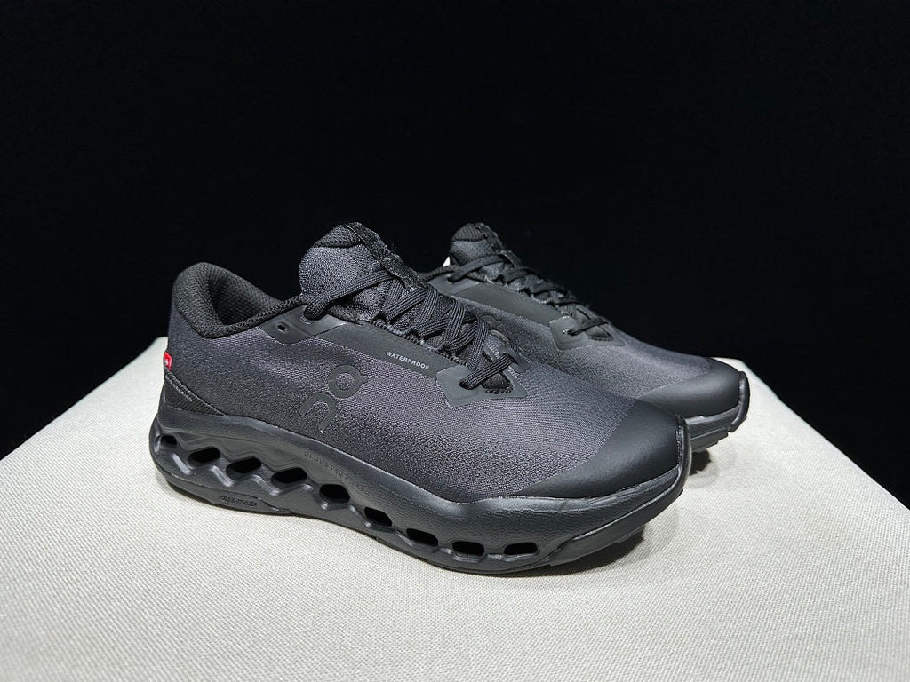 On Cloudsurfer Trail 2 Waterproof Trail Running Shoes, in Black - product image from the listing.