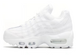 All-White Sneakers - Nike Air Max 95 - product image from the listing.