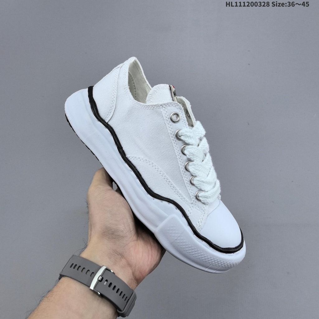 Maison MIHARA YASUHIRO Original Sole Canvas Low Trainers - product image from the listing.