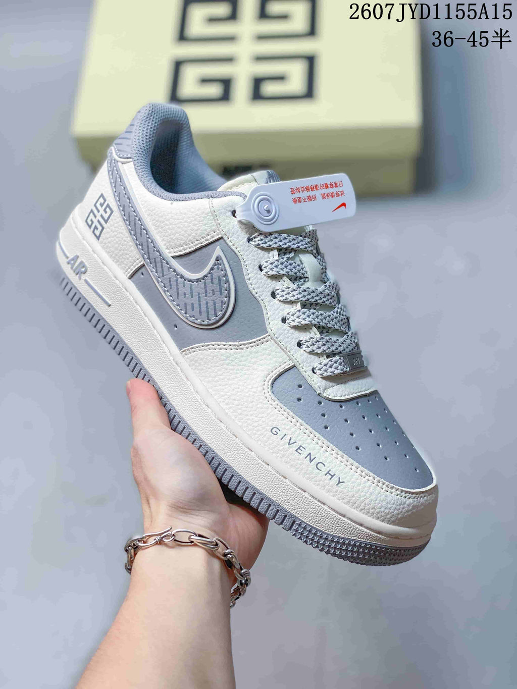 Nike Air Force 1 Low Sneakers in White Multicolor - product image from the listing.