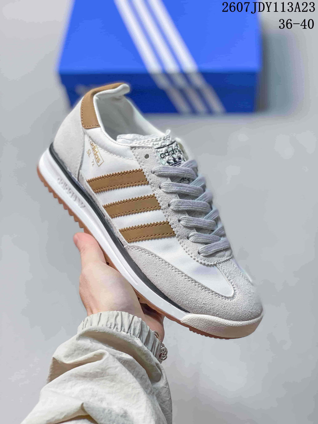adidas SL 72 Trainers, Multiple Colorways, Style 2607 JDY113A23 - product image from the listing.