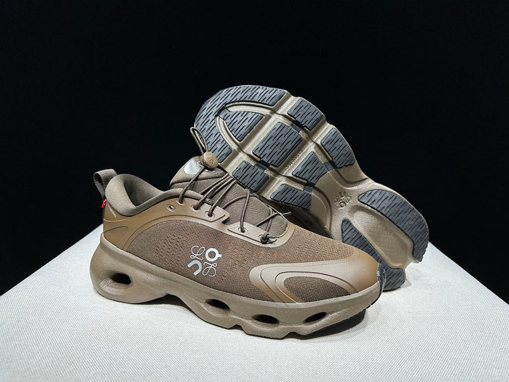 On x LOEWE Cloudventure 3.0 Sneakers, in Light Brown - product image from the listing.