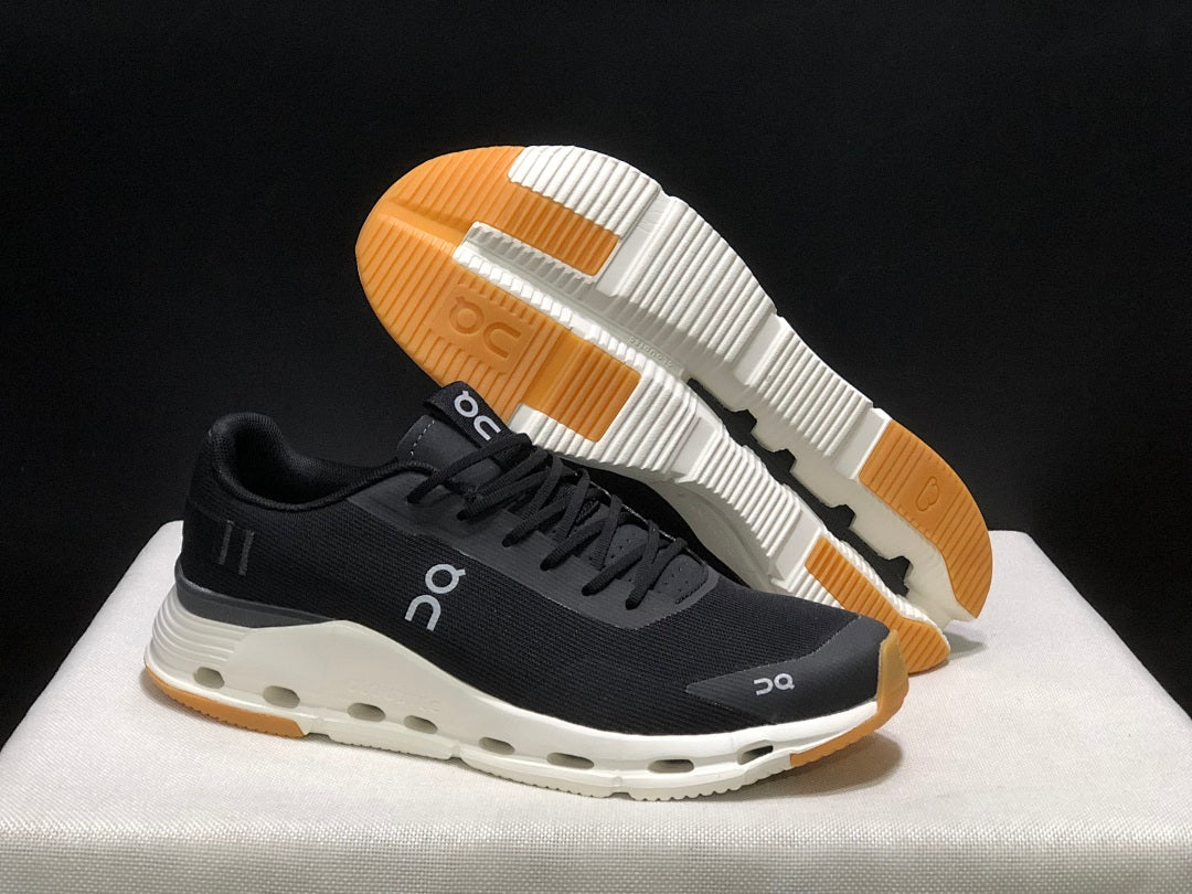 On Cloudnova Form 2 Sneakers in Black Ivory - product image from the listing.