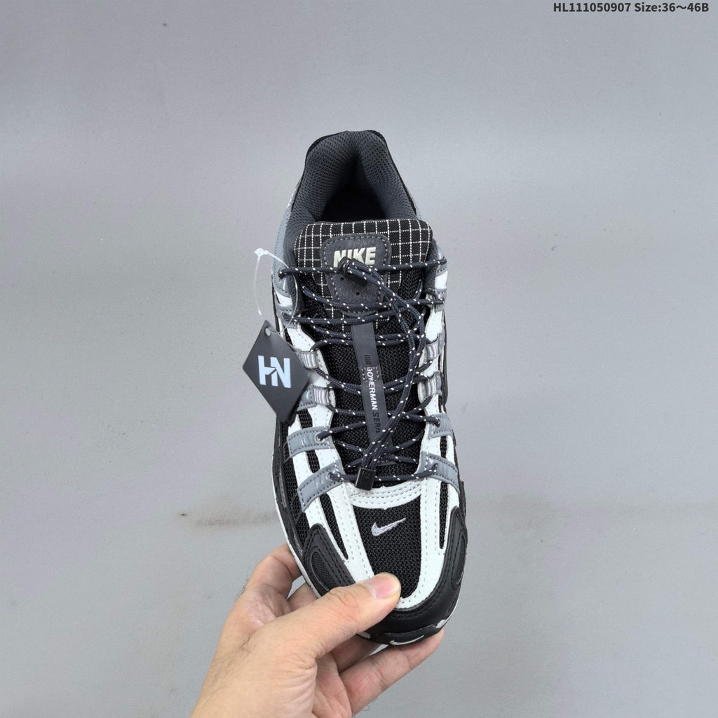 Nike P-6000 Black, White & Grey Retro Trainers - product image from the listing.