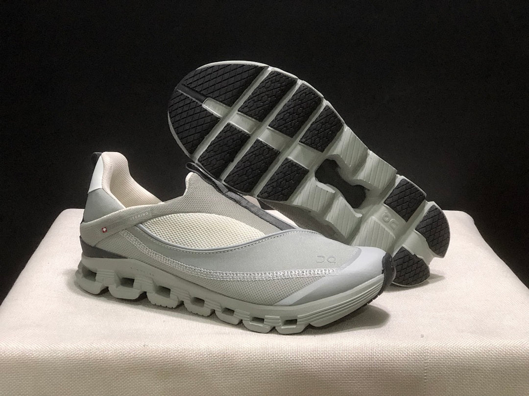 On Cloud 4 Coast Slip-On Sneakers, in Dark Grey - product image from the listing.